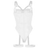 Subblime - Teddy Avec Jarretière Détail Poitrine Blanc L/Xl